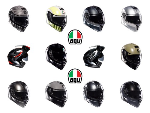 Casco moto agv - street, modulare